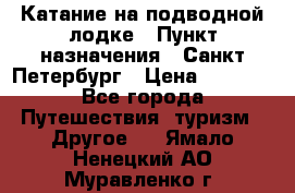 Катание на подводной лодке › Пункт назначения ­ Санкт-Петербург › Цена ­ 5 000 - Все города Путешествия, туризм » Другое   . Ямало-Ненецкий АО,Муравленко г.